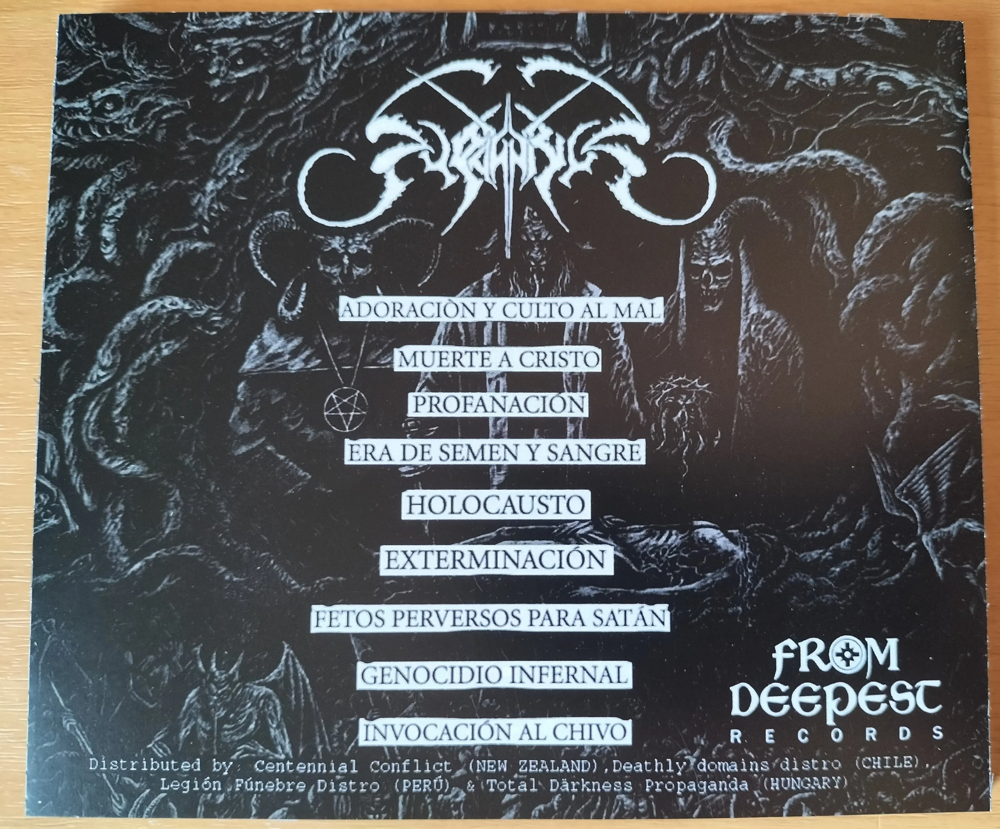 SUPAYNIYUX - Genocidio Infernal CD