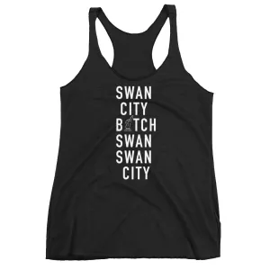 Swan City B*tch Women's Racerback