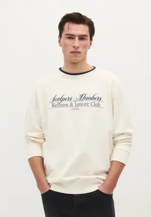 SWEATSHIRT COM GOLA EM CONTRASTE