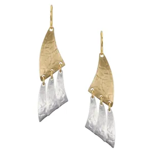 Swoop with Arc Fringe Wire Earrings