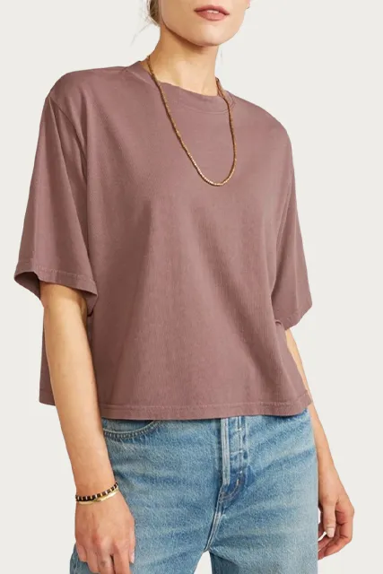 SYLVIE BOXY ORGANIC COTTON T-SHIRT