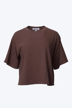 SYLVIE BOXY ORGANIC COTTON T-SHIRT