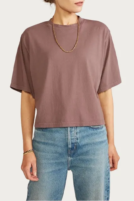 SYLVIE BOXY ORGANIC COTTON T-SHIRT