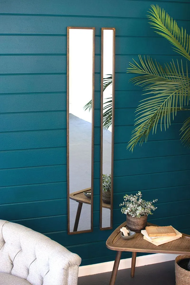 Tall Thin Wall Mirror \ 8" Wide