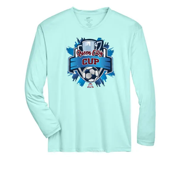 Team 365 Zone Performance Long Sleeve Shirts Queen City Cup