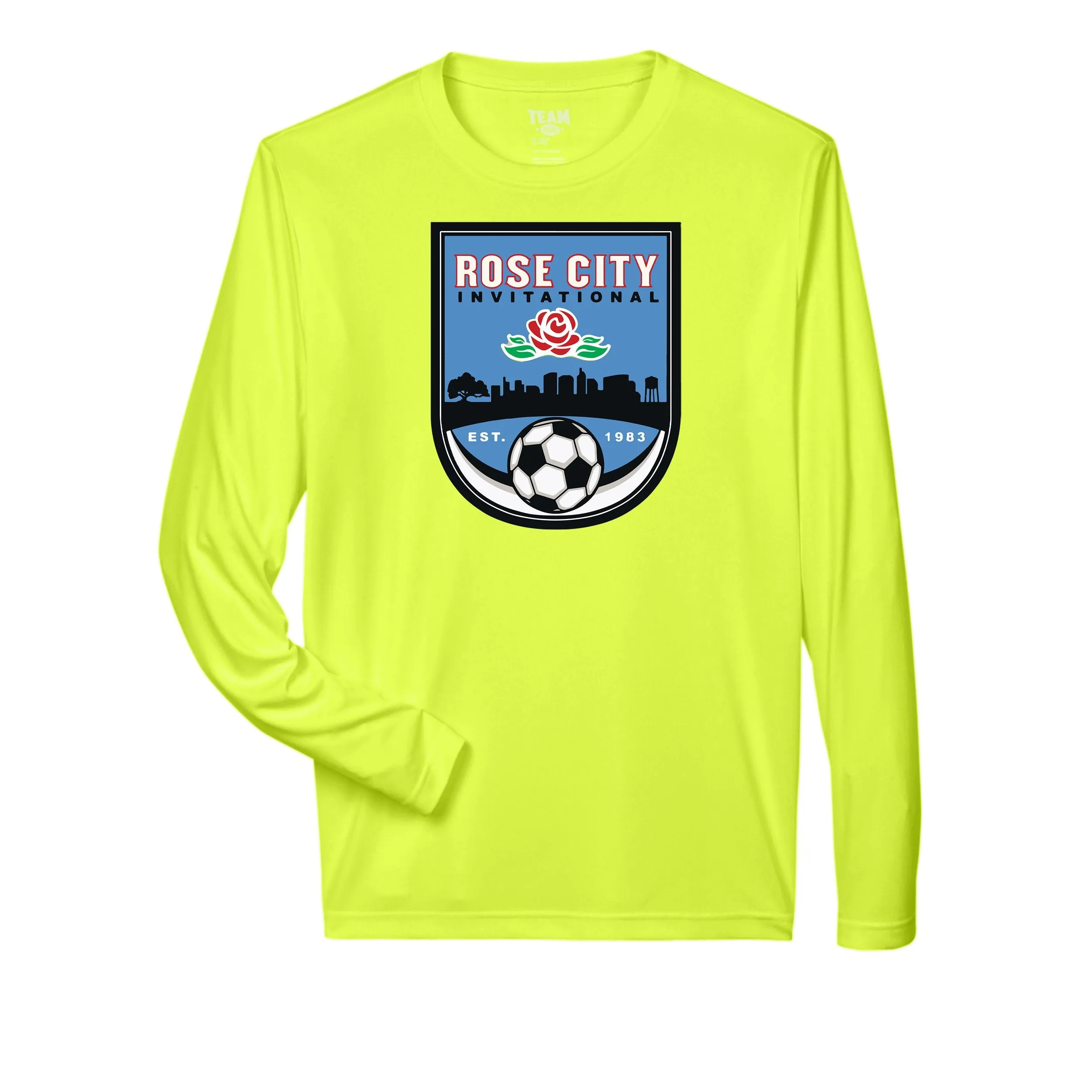 Team 365 Zone Performance Long Sleeve Shirts Rose City Invitational