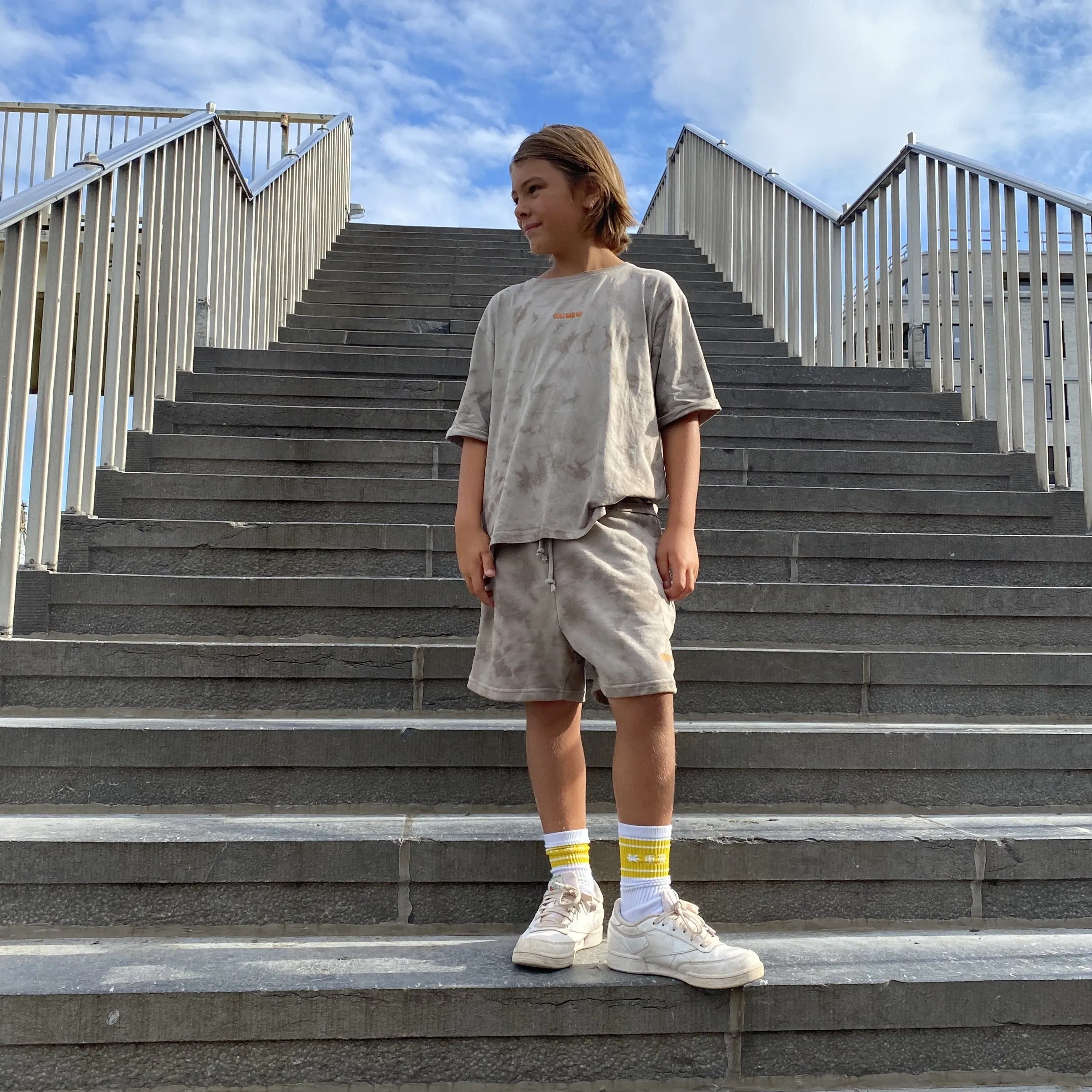 TEEN BOXY TEE TIE DYE