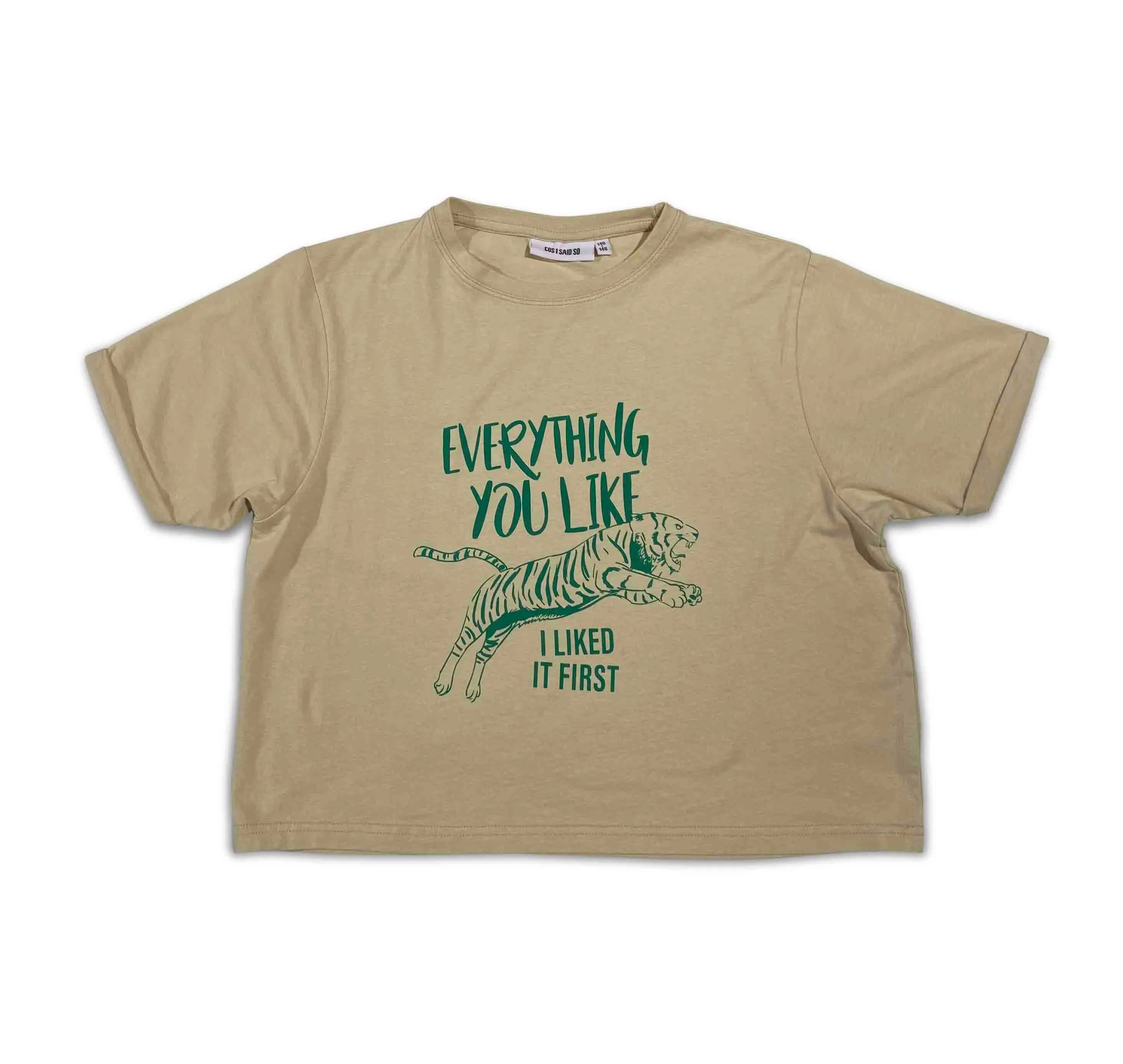 TEEN BOXY TEE TIGER
