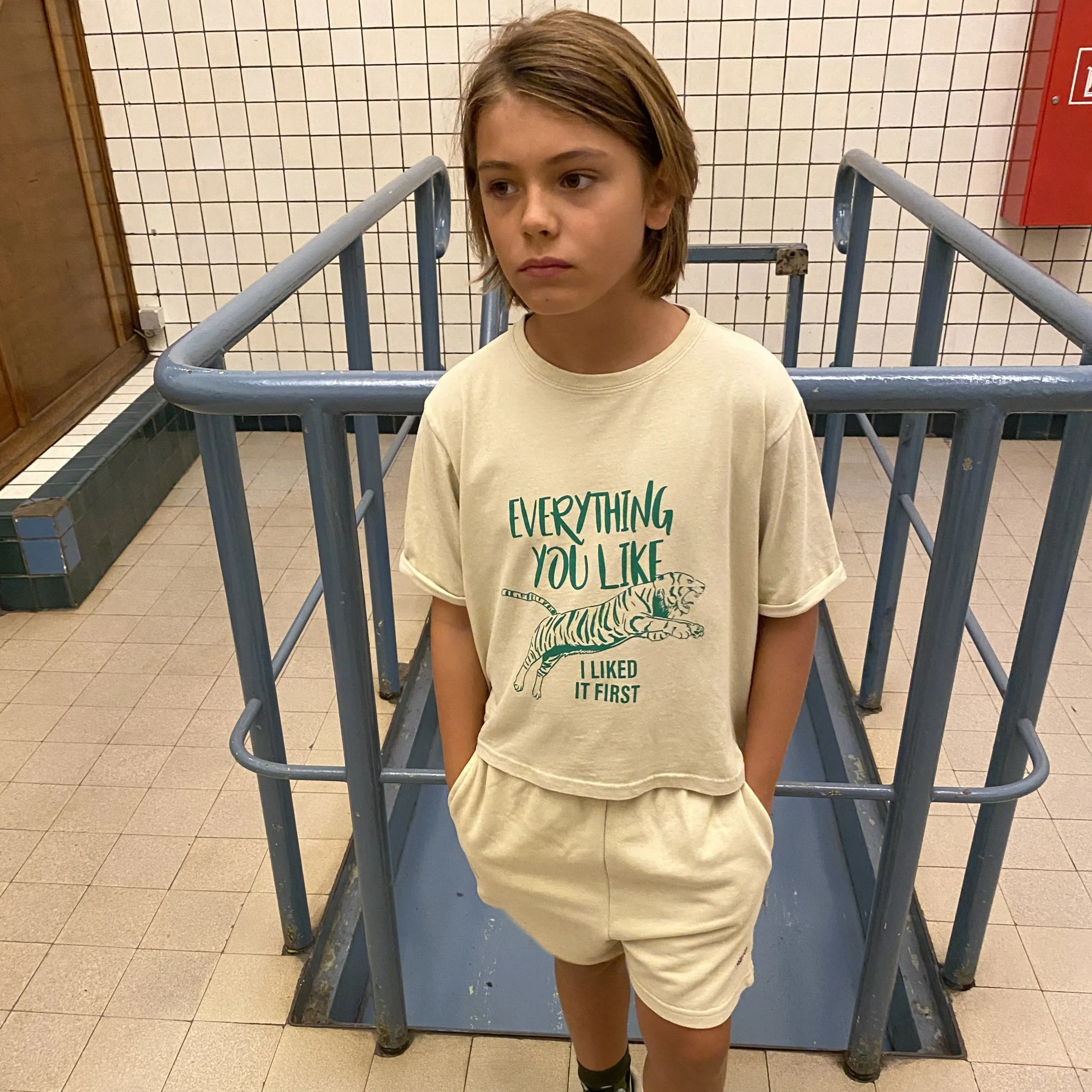 TEEN BOXY TEE TIGER
