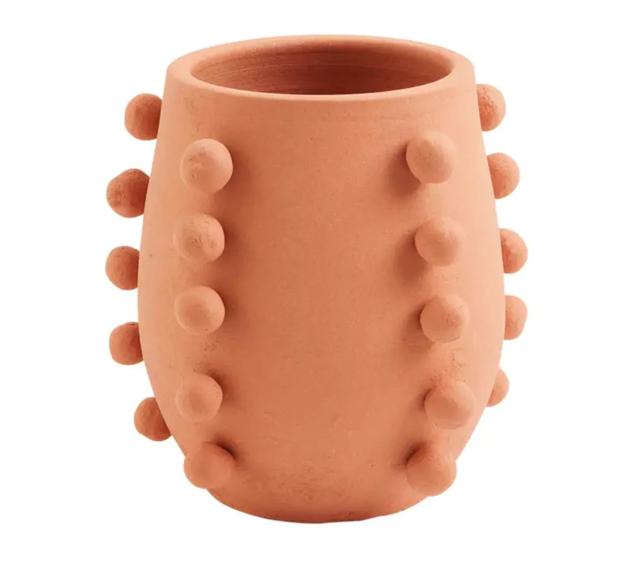 Terracotta Beaded Vase