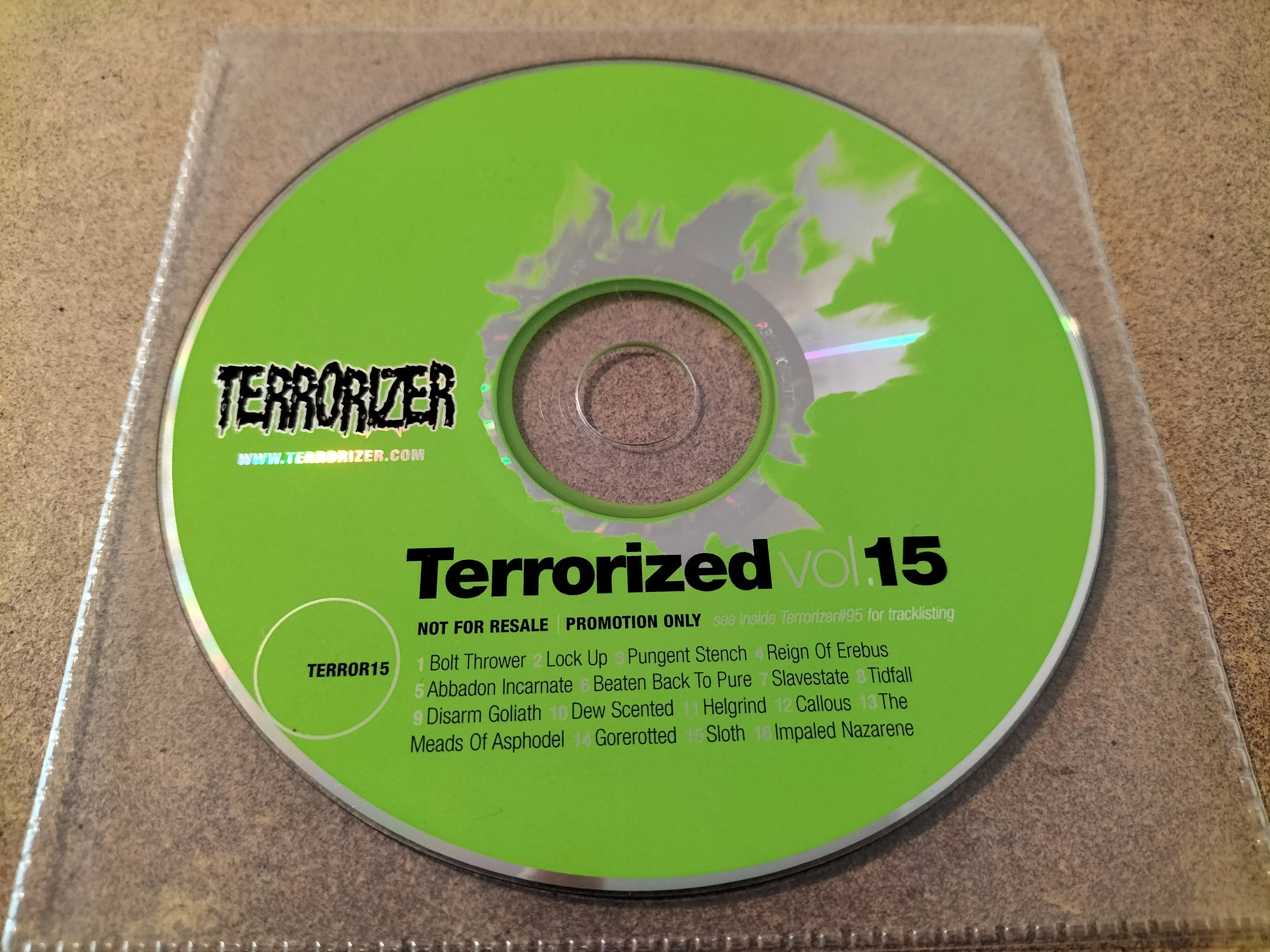 TERRORIZER #095   CD [2ND HAND]