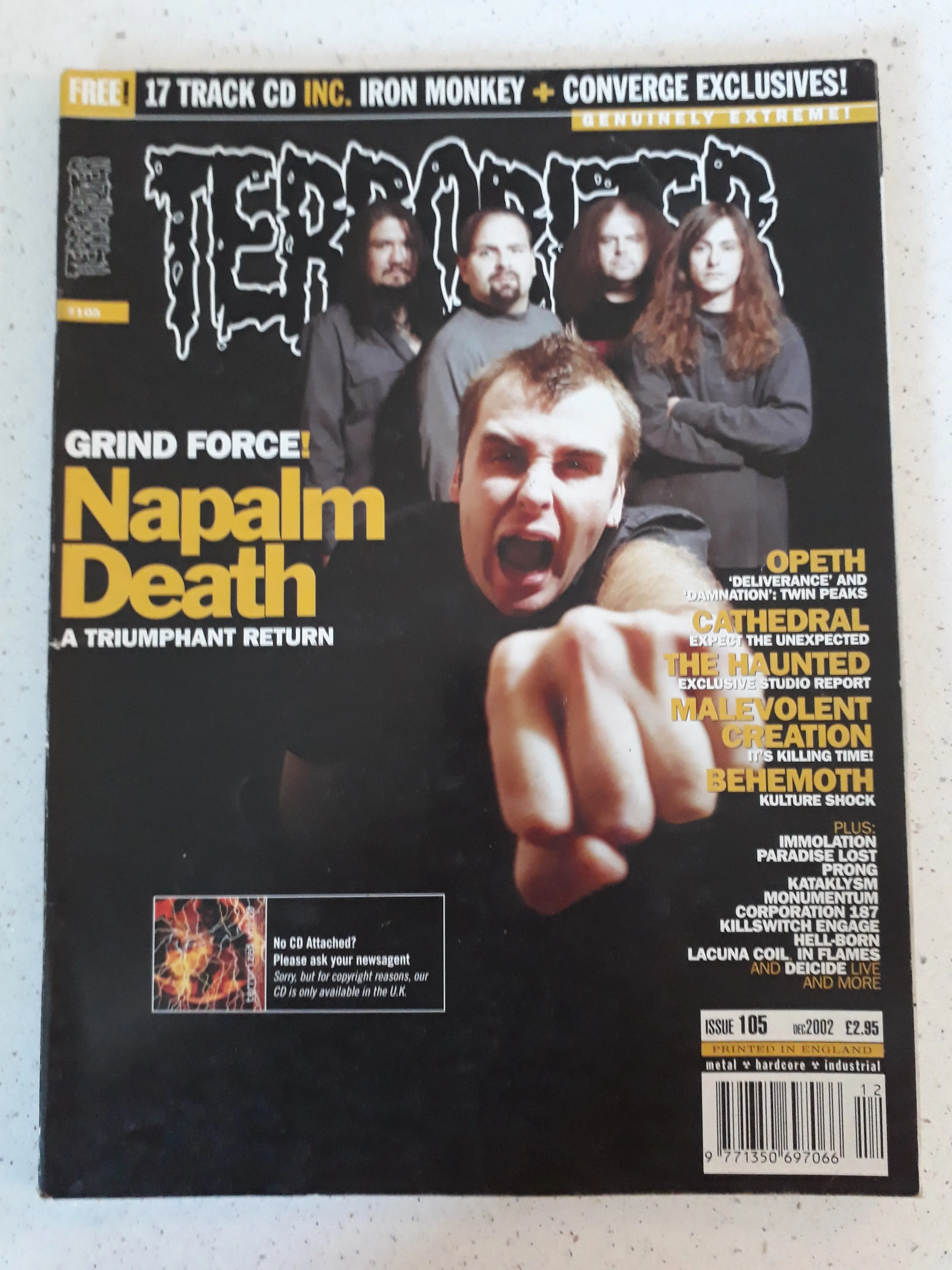 TERRORIZER #105 [2ND HAND]