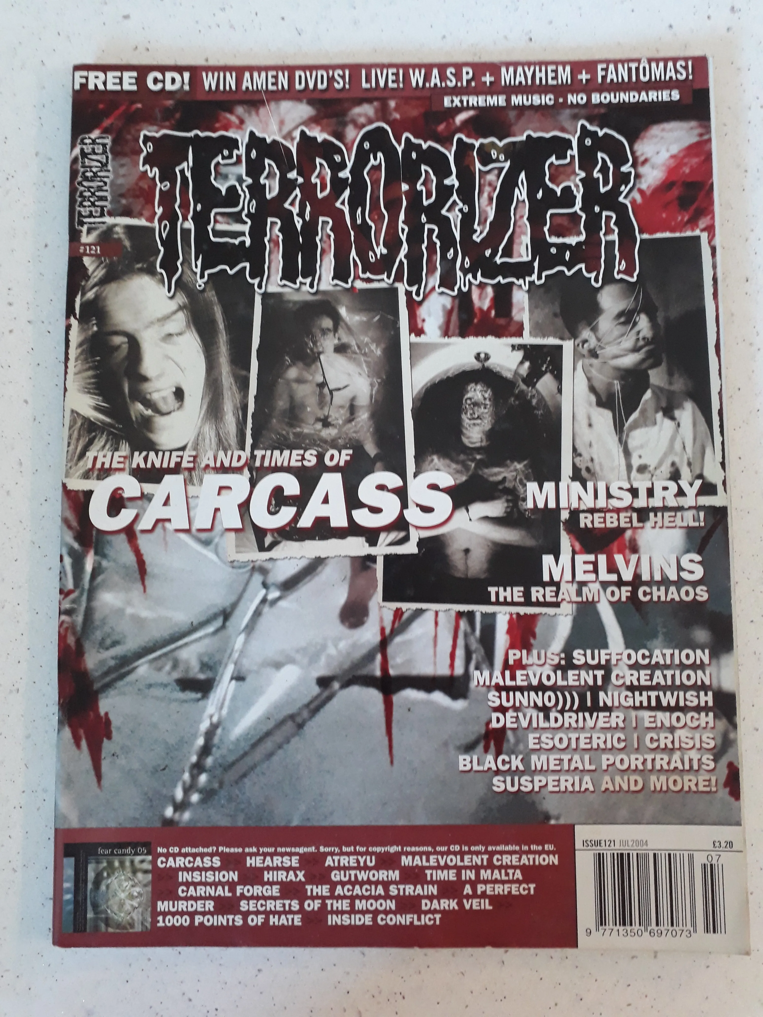 TERRORIZER #121   CD [2ND HAND]
