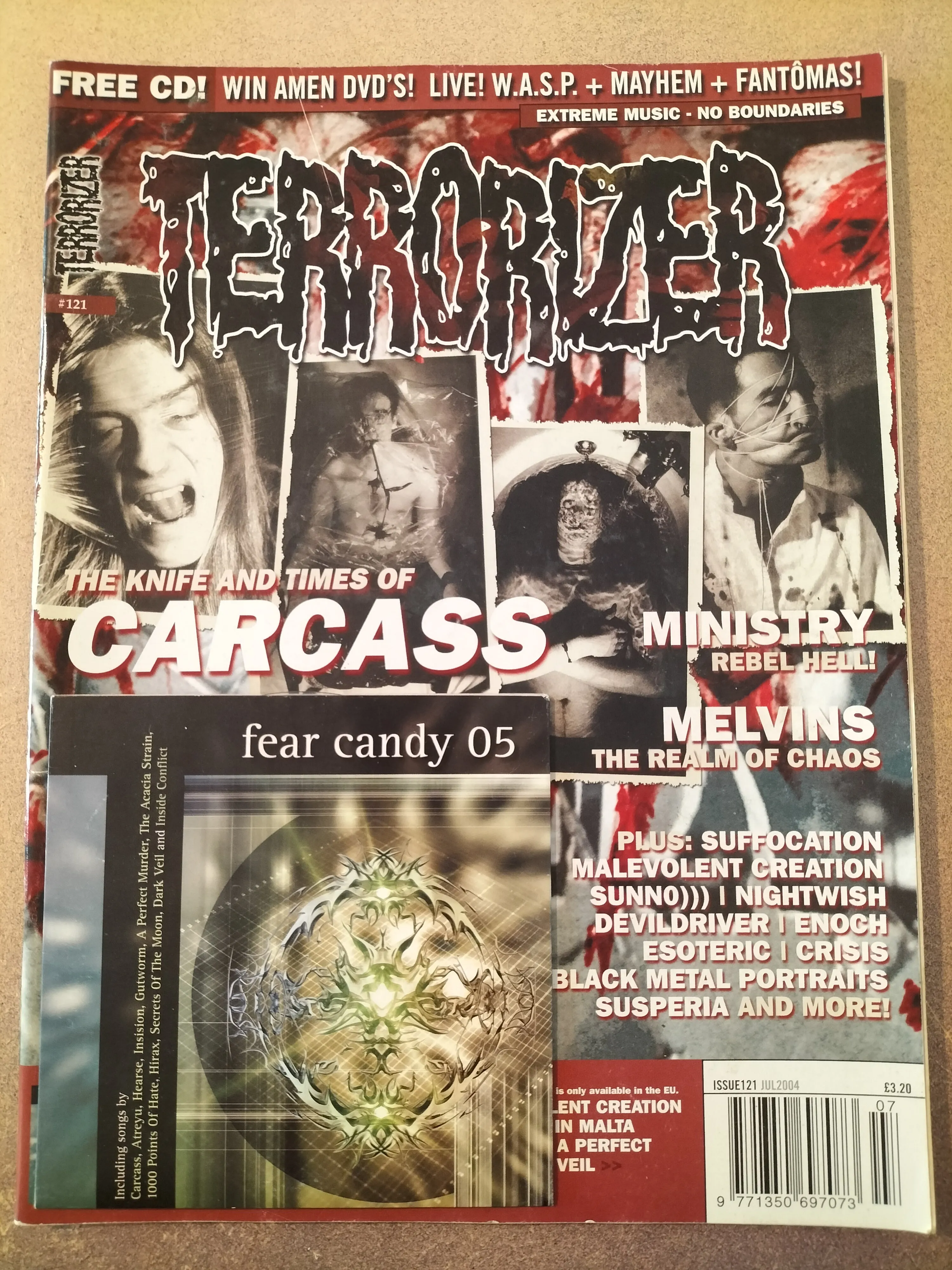 TERRORIZER #121   CD [2ND HAND]