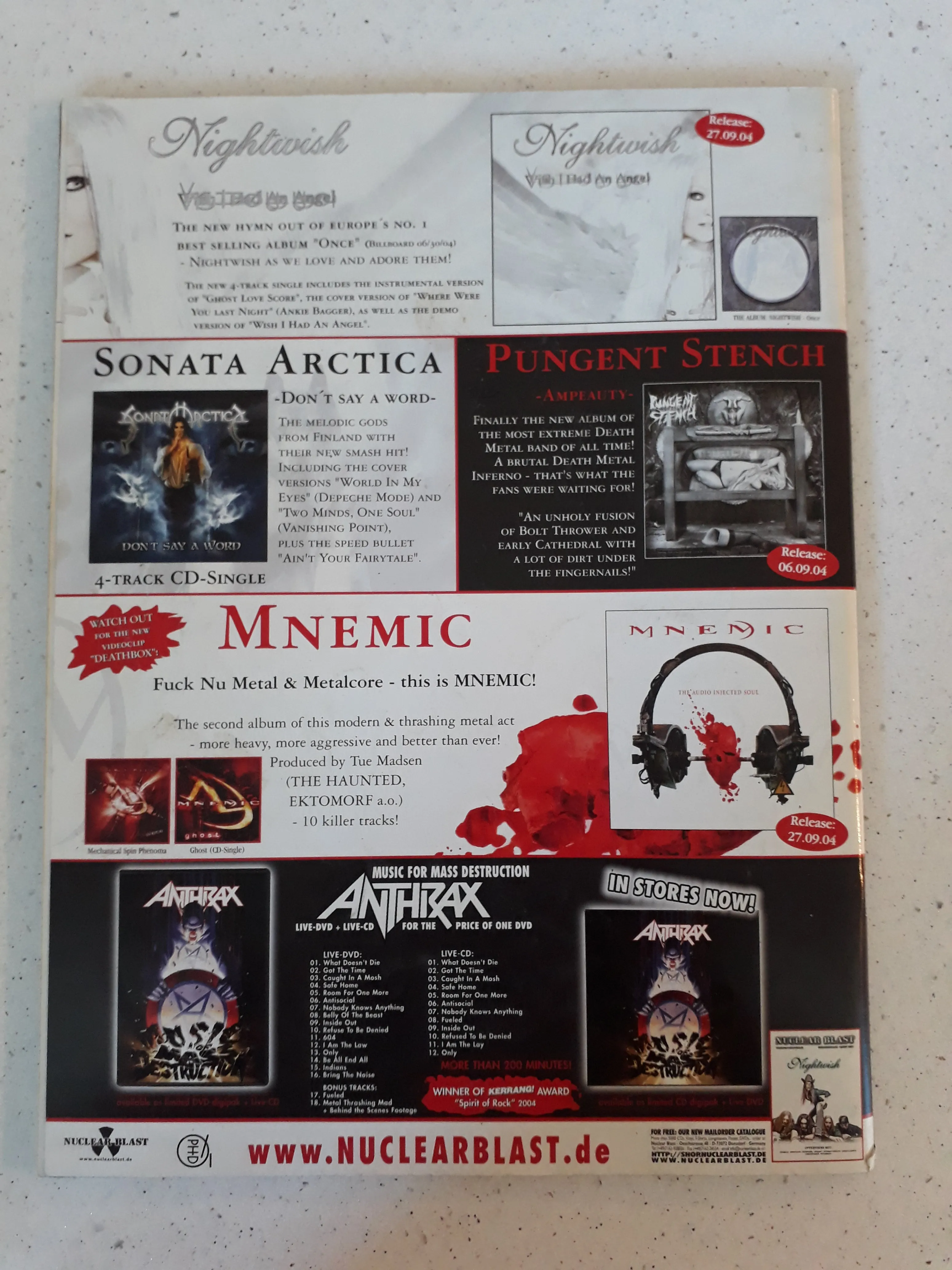 TERRORIZER #124 [2ND HAND]