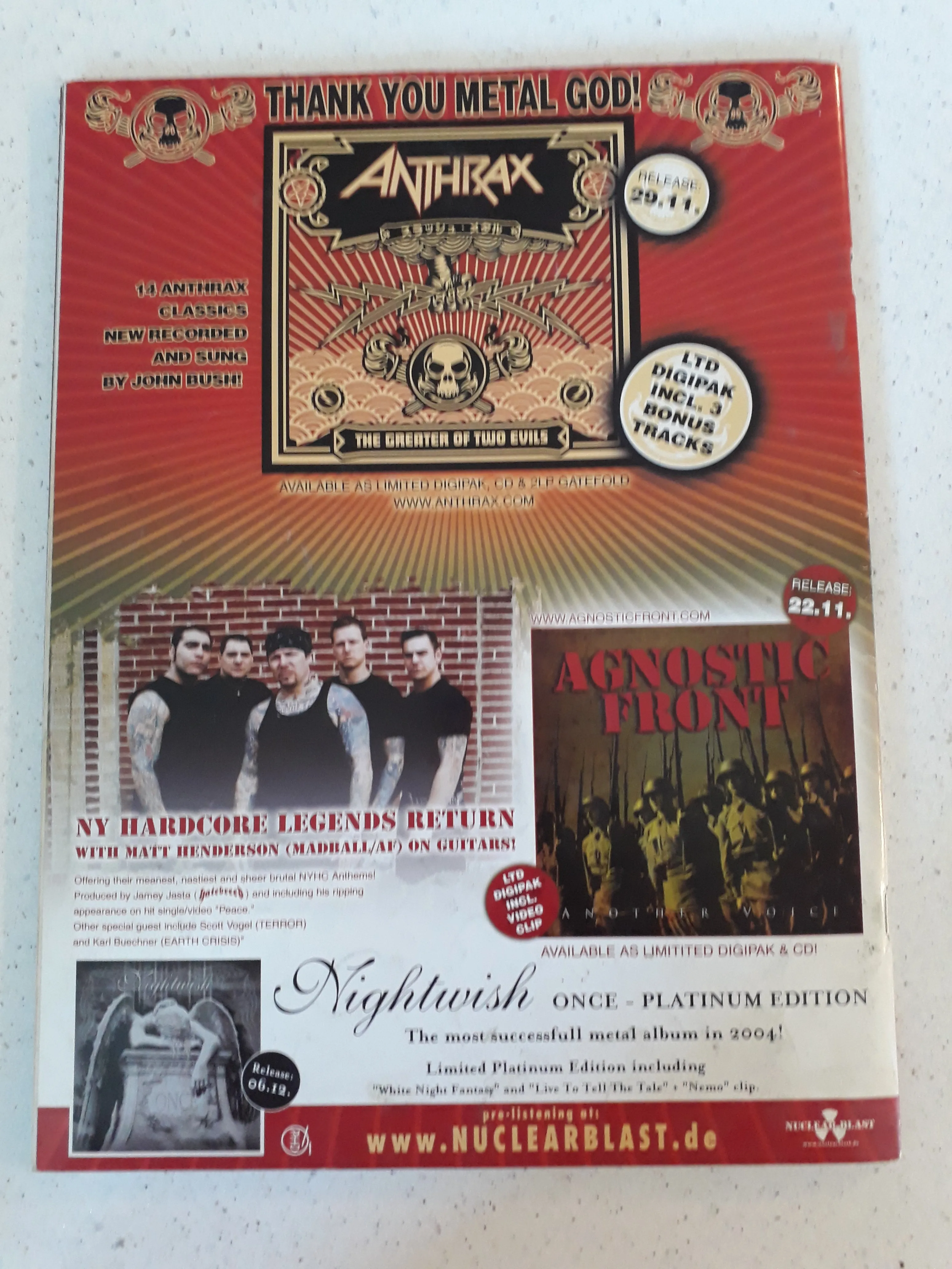 TERRORIZER #126   CD [2ND HAND]