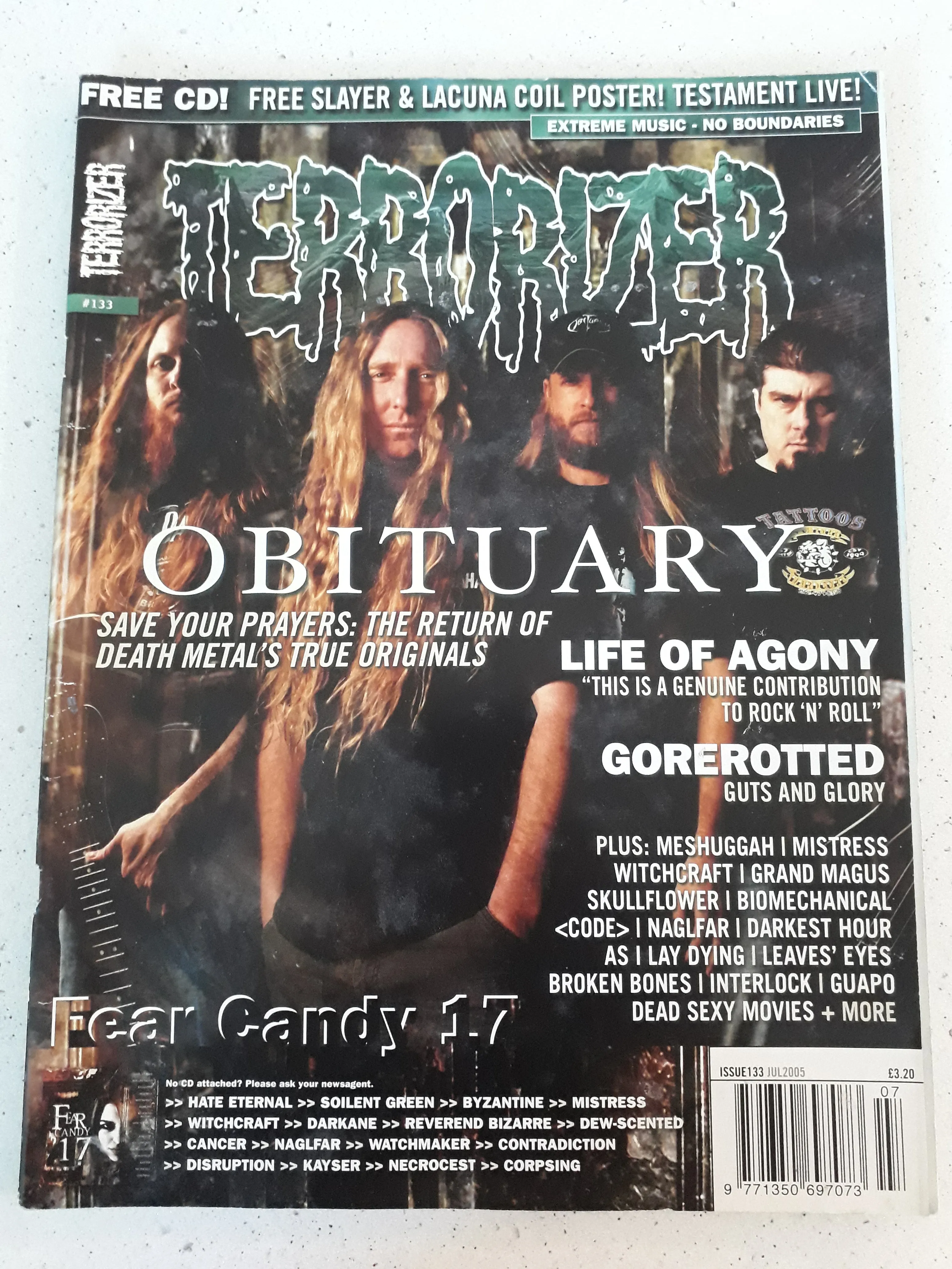 TERRORIZER #133   CD [2ND HAND]