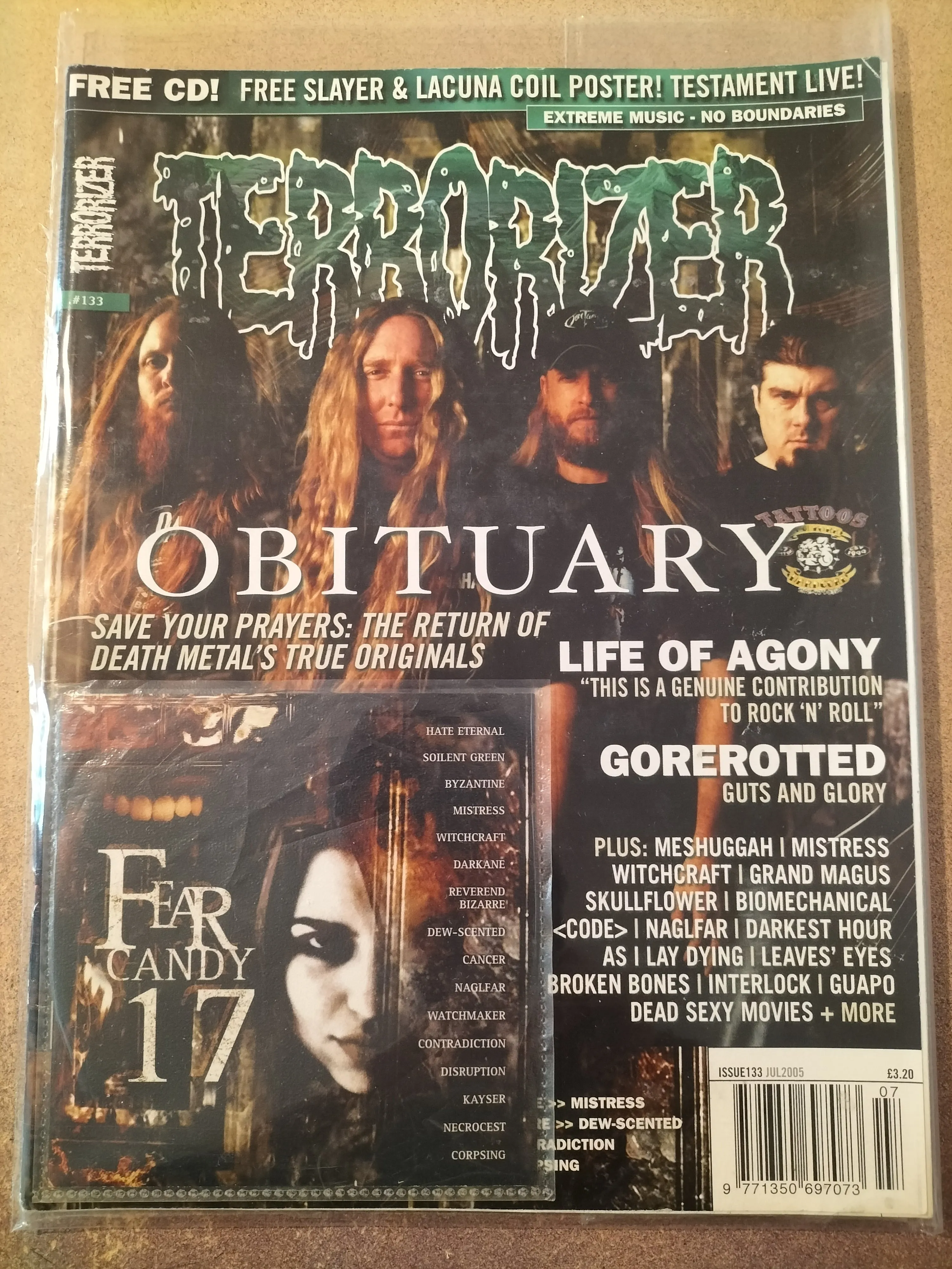 TERRORIZER #133   CD [2ND HAND]