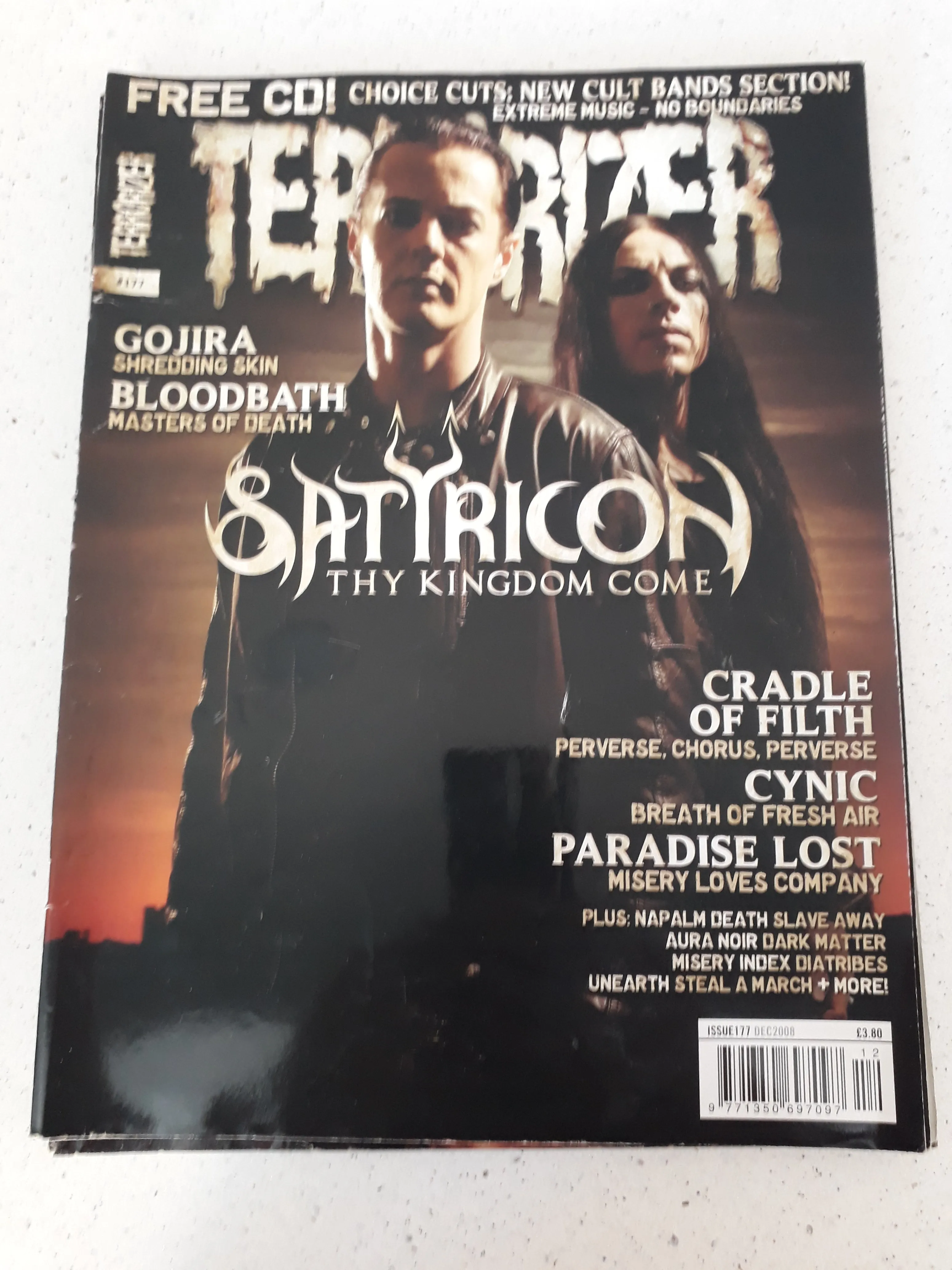 TERRORIZER #177   Fear Candy 61 CD [2ND HAND]