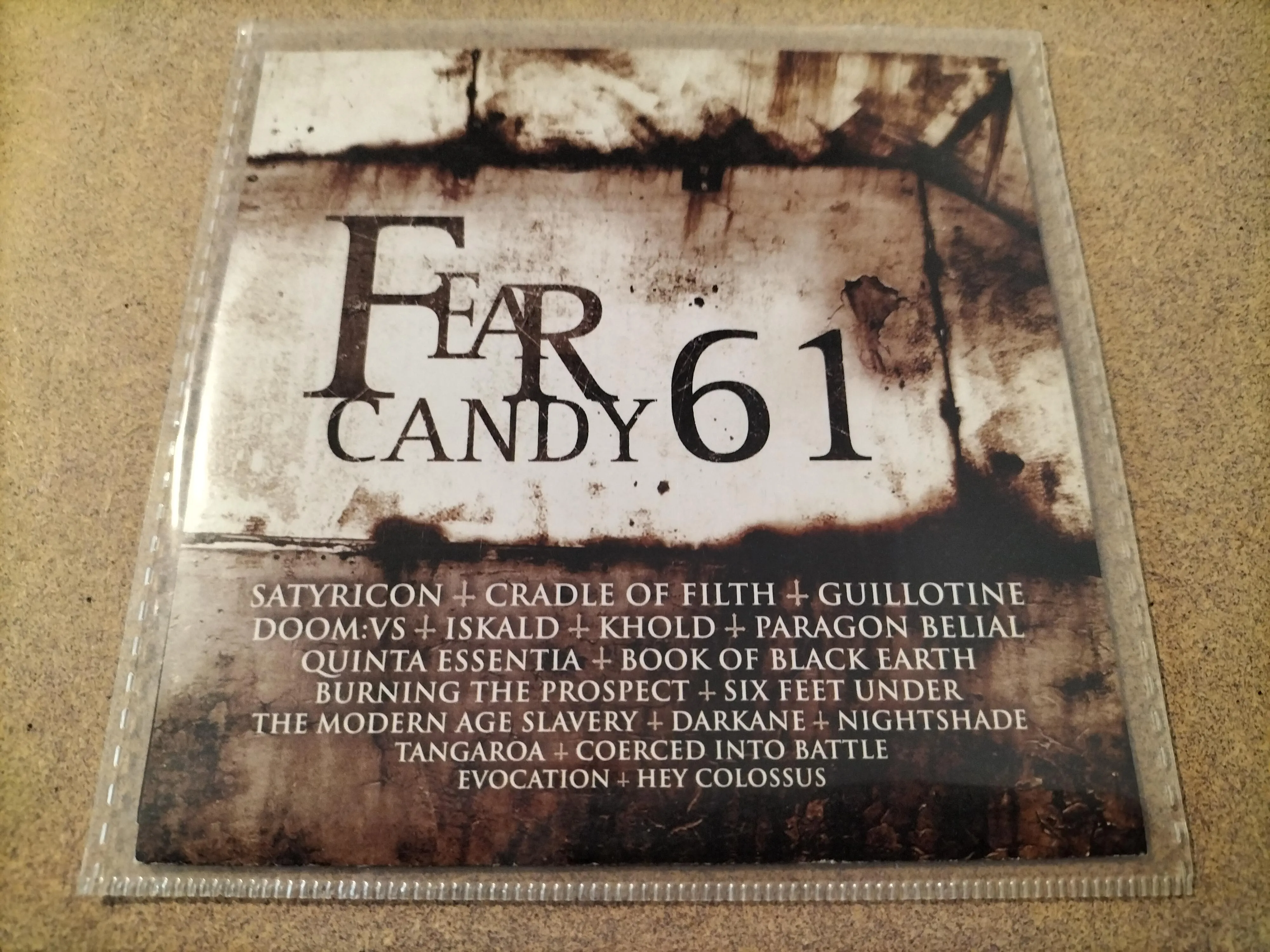 TERRORIZER #177   Fear Candy 61 CD [2ND HAND]