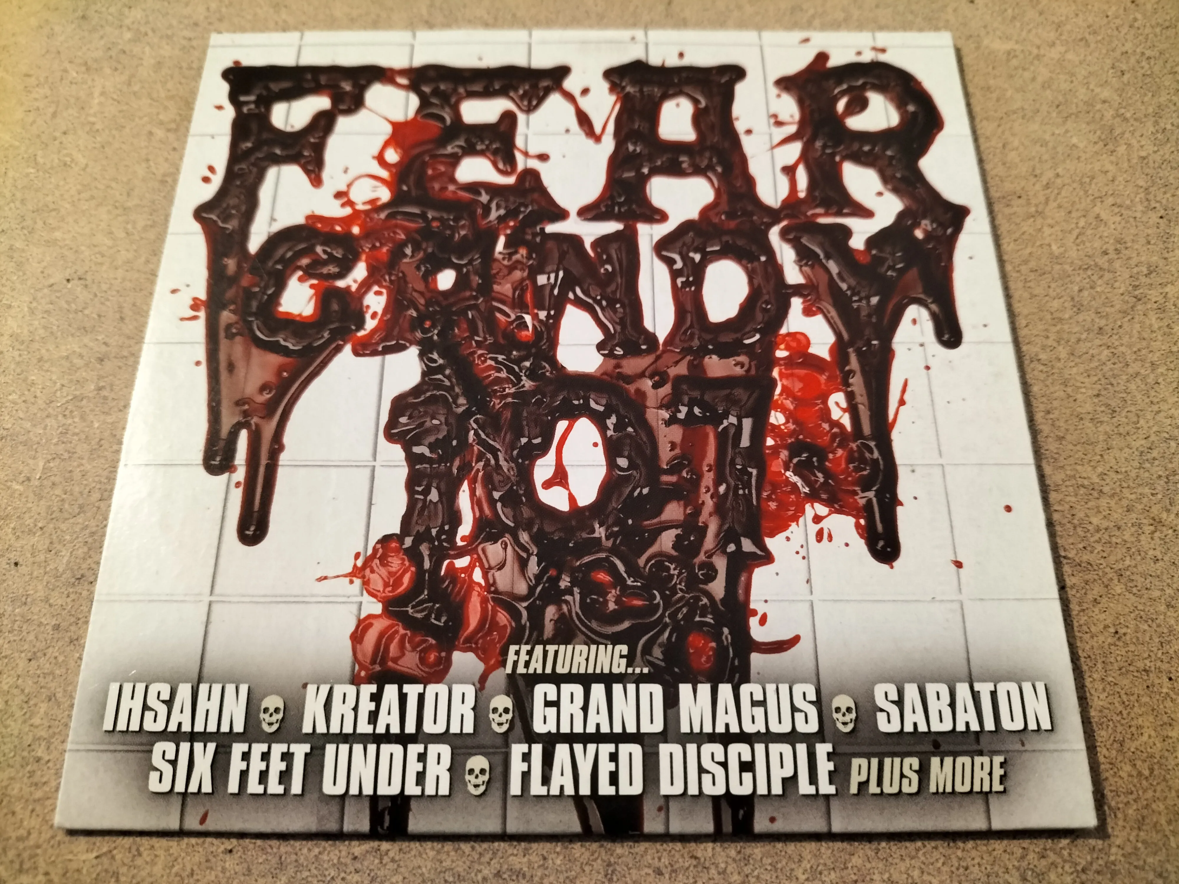 TERRORIZER #223   Dominion #16   Fear Candy 107 CD [2ND HAND]