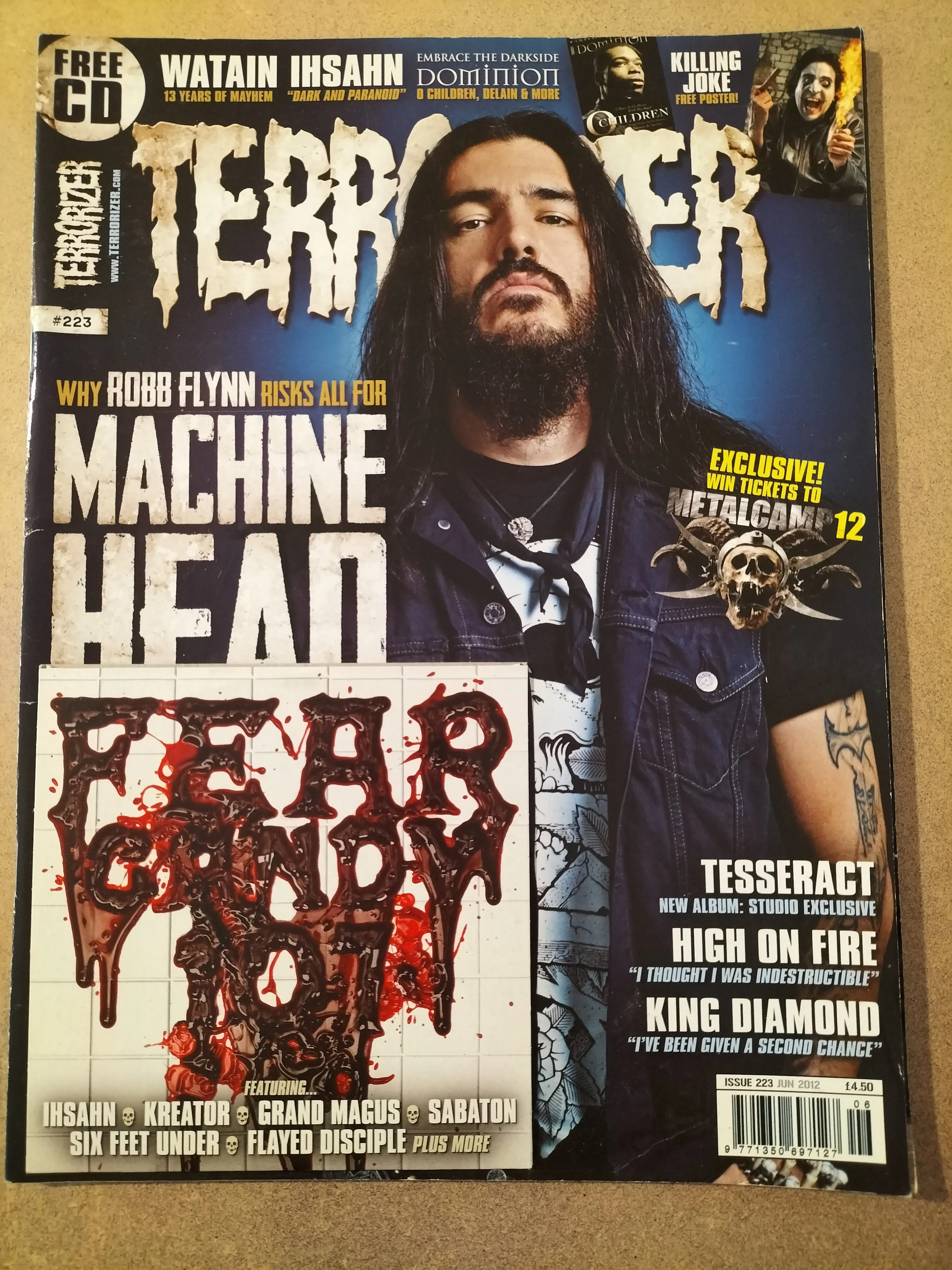 TERRORIZER #223   Dominion #16   Fear Candy 107 CD [2ND HAND]
