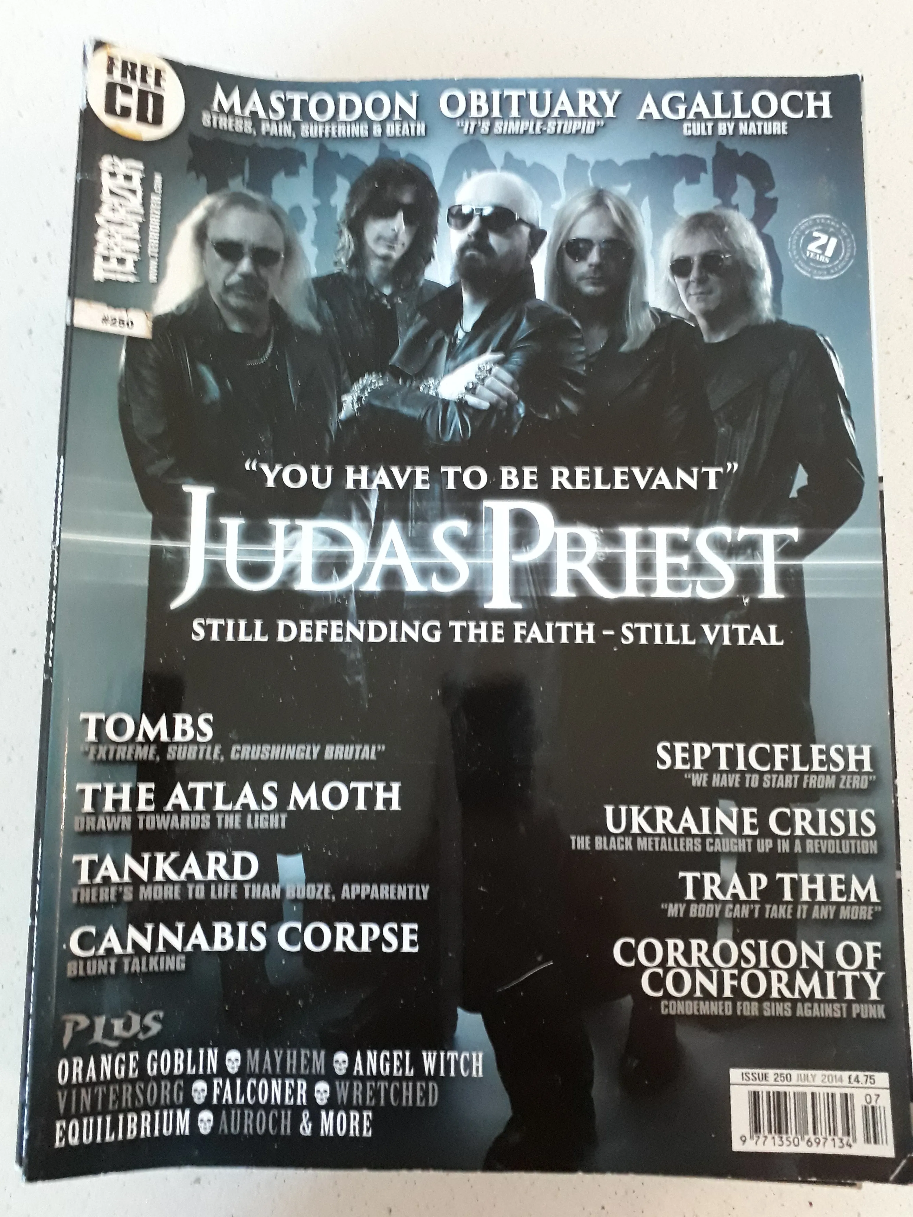 TERRORIZER #250   Fear Candy 134 CD [2ND HAND]
