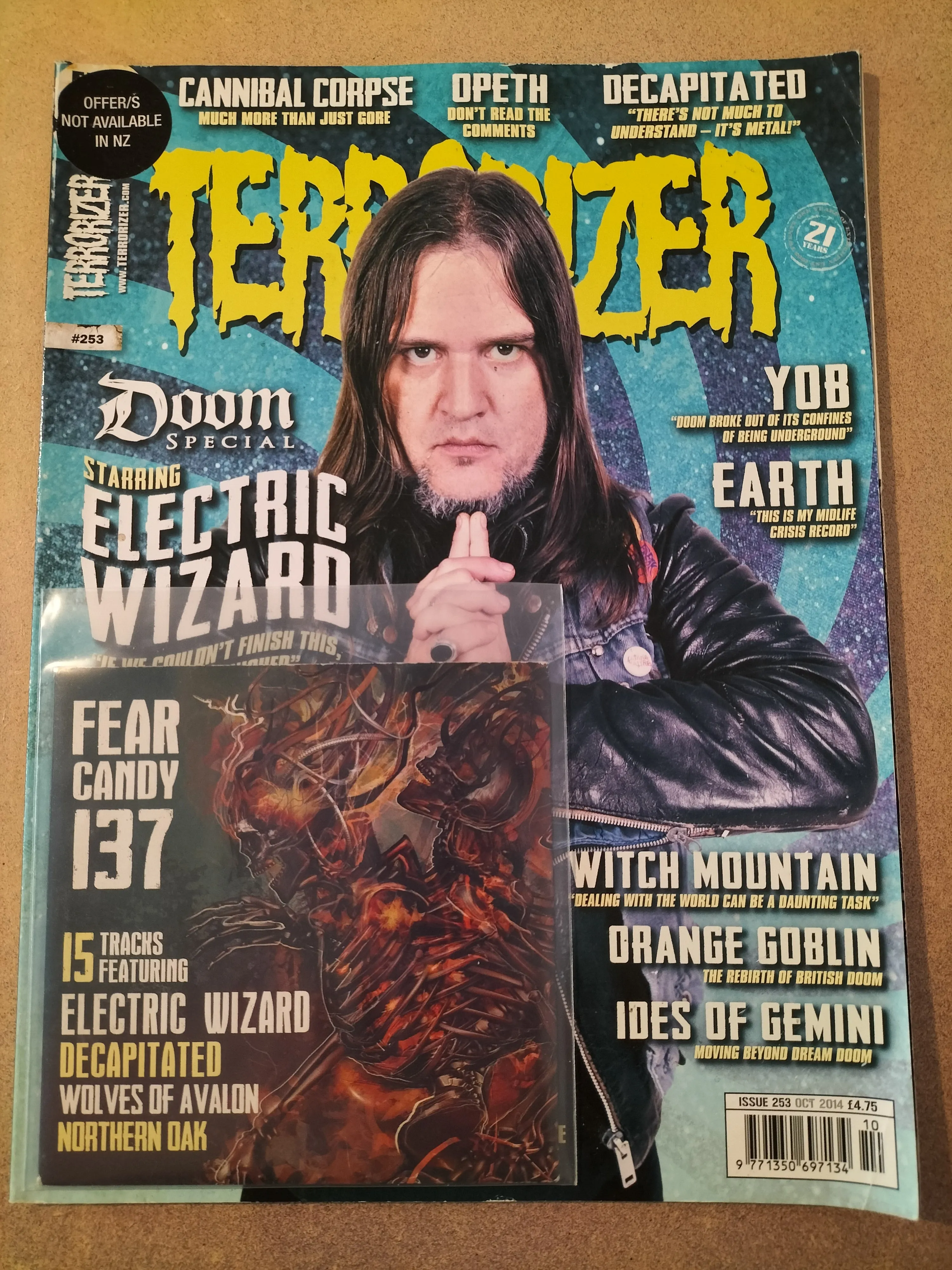TERRORIZER #253   Fear Candy 137 CD [2ND HAND]