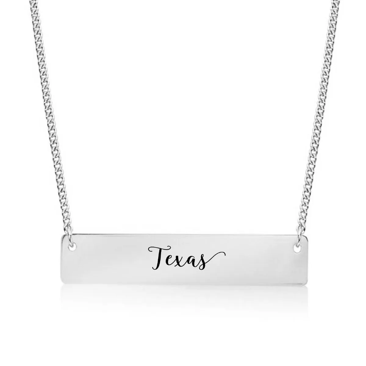 Texas Gold / Silver Bar Necklace