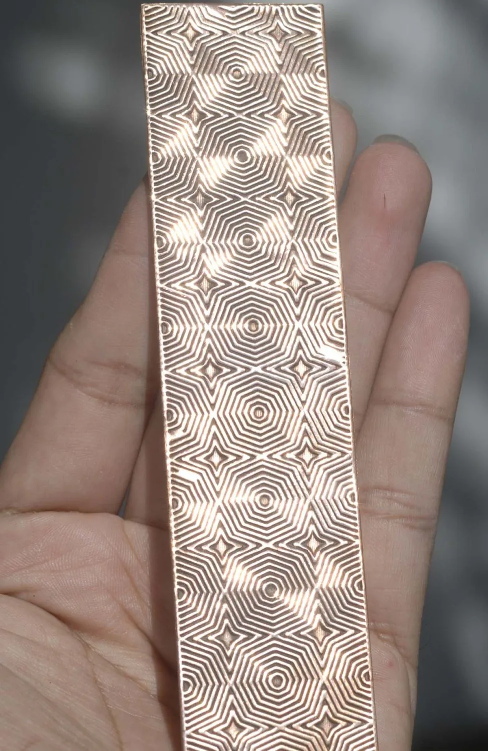Textured Metal Sheet Hexagon Octagon Pattern