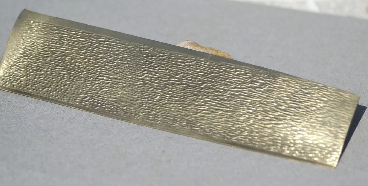 Textured Metal Sheet Woodgrain