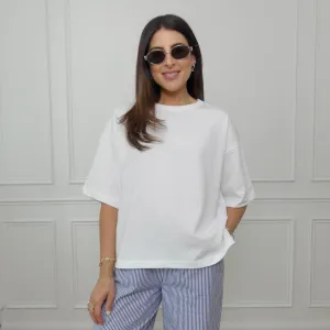 THE BOXY TEE - WHITE