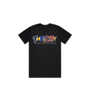THE CITY MIXED FONT TEE (BLACK)