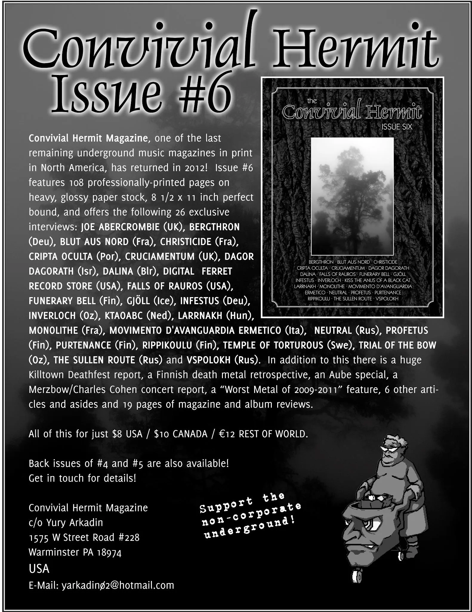 THE CONVIVIAL HERMIT #6