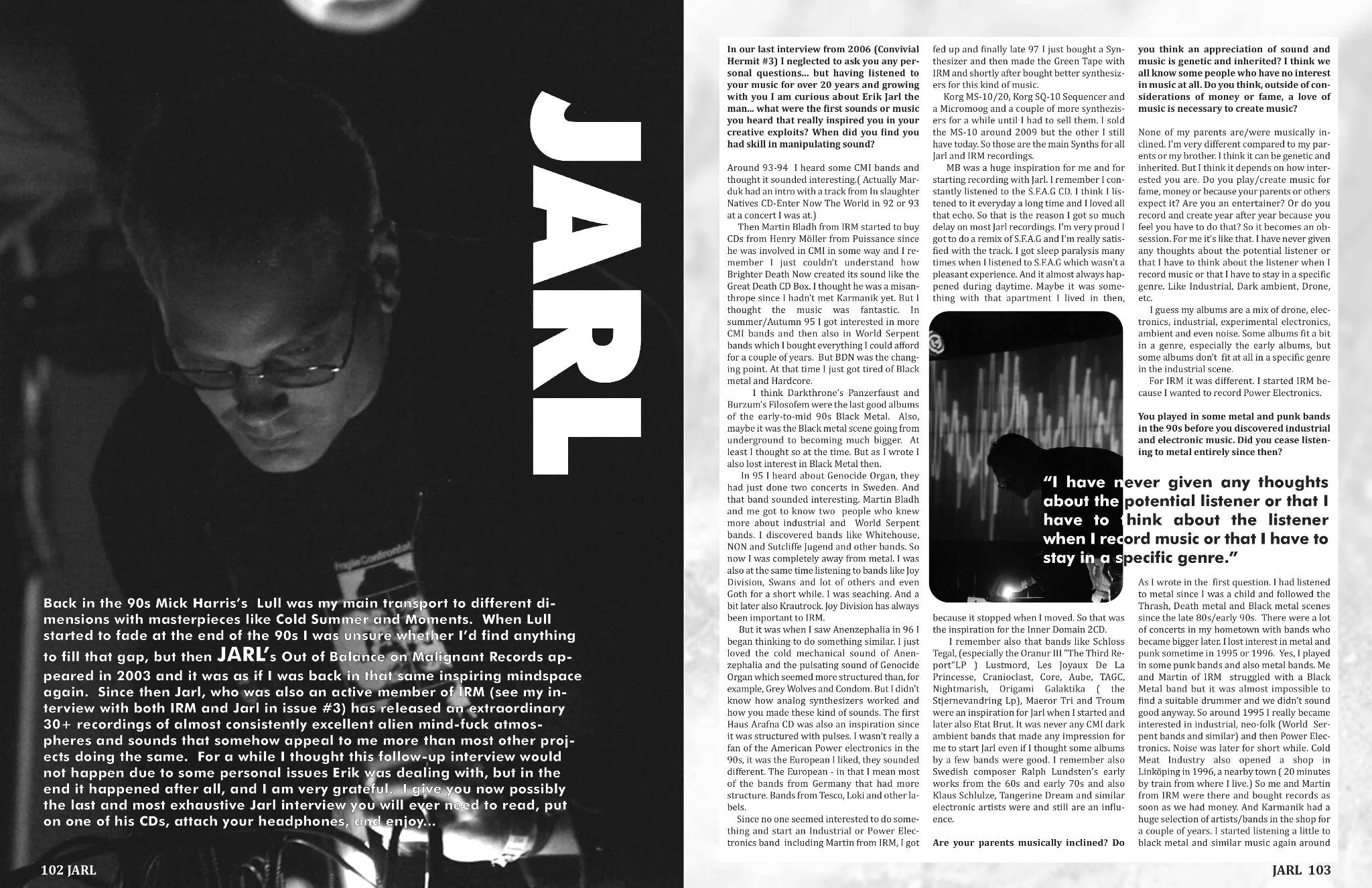 THE CONVIVIAL HERMIT ZINE #10