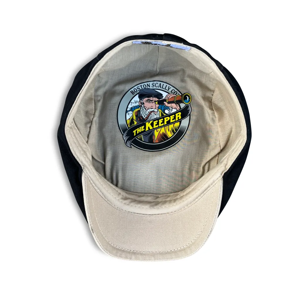 The Keeper Boston Scally Cap - Midnight Sky Black