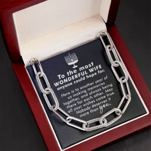 The most wonderful-Forever Linked Necklace for Wife