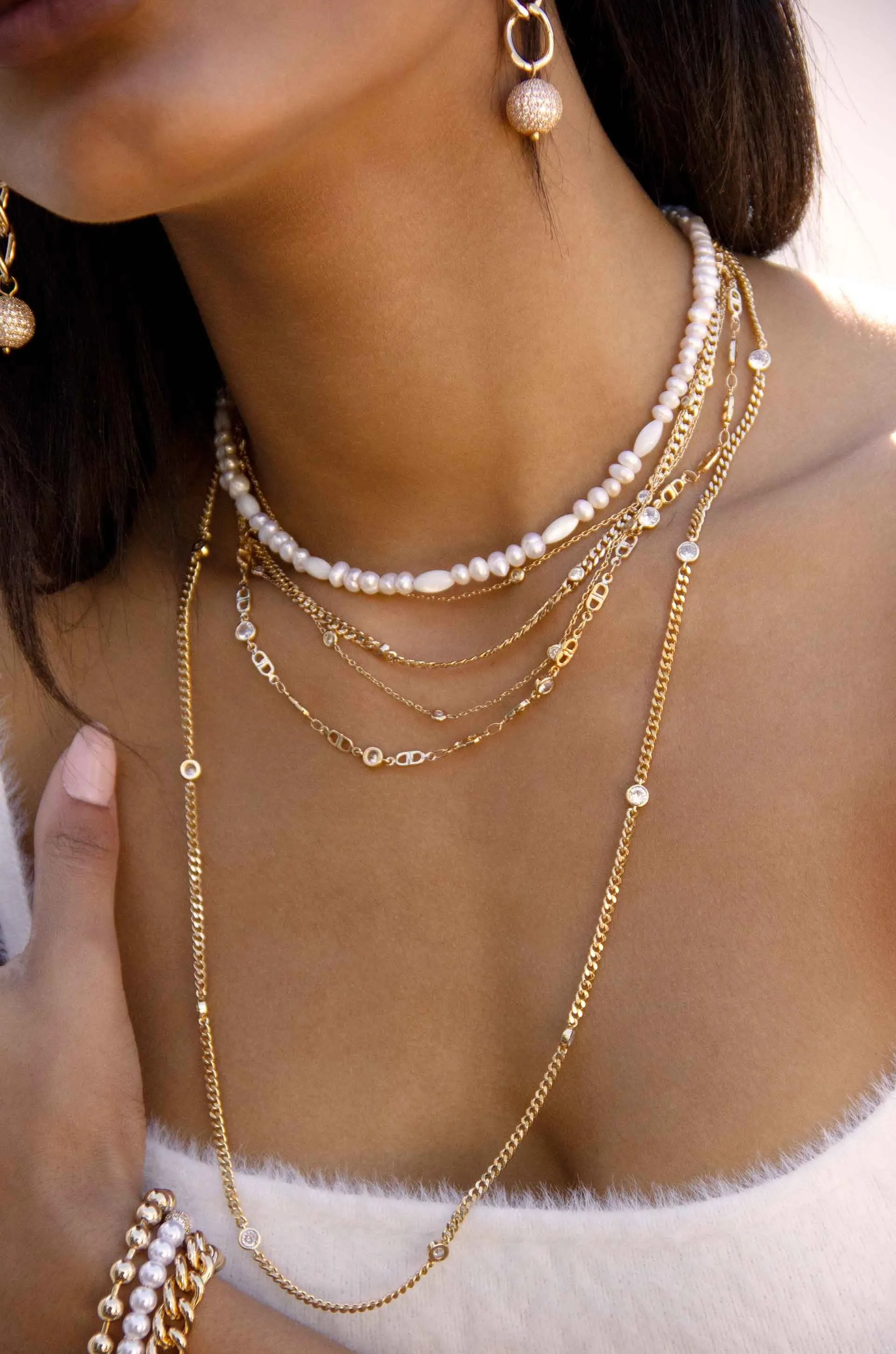 The Necessary Layers 18k Gold Plated Necklace