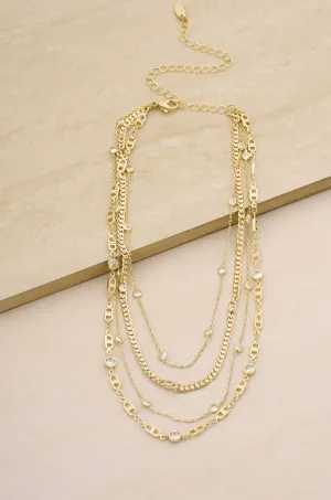 The Necessary Layers 18k Gold Plated Necklace