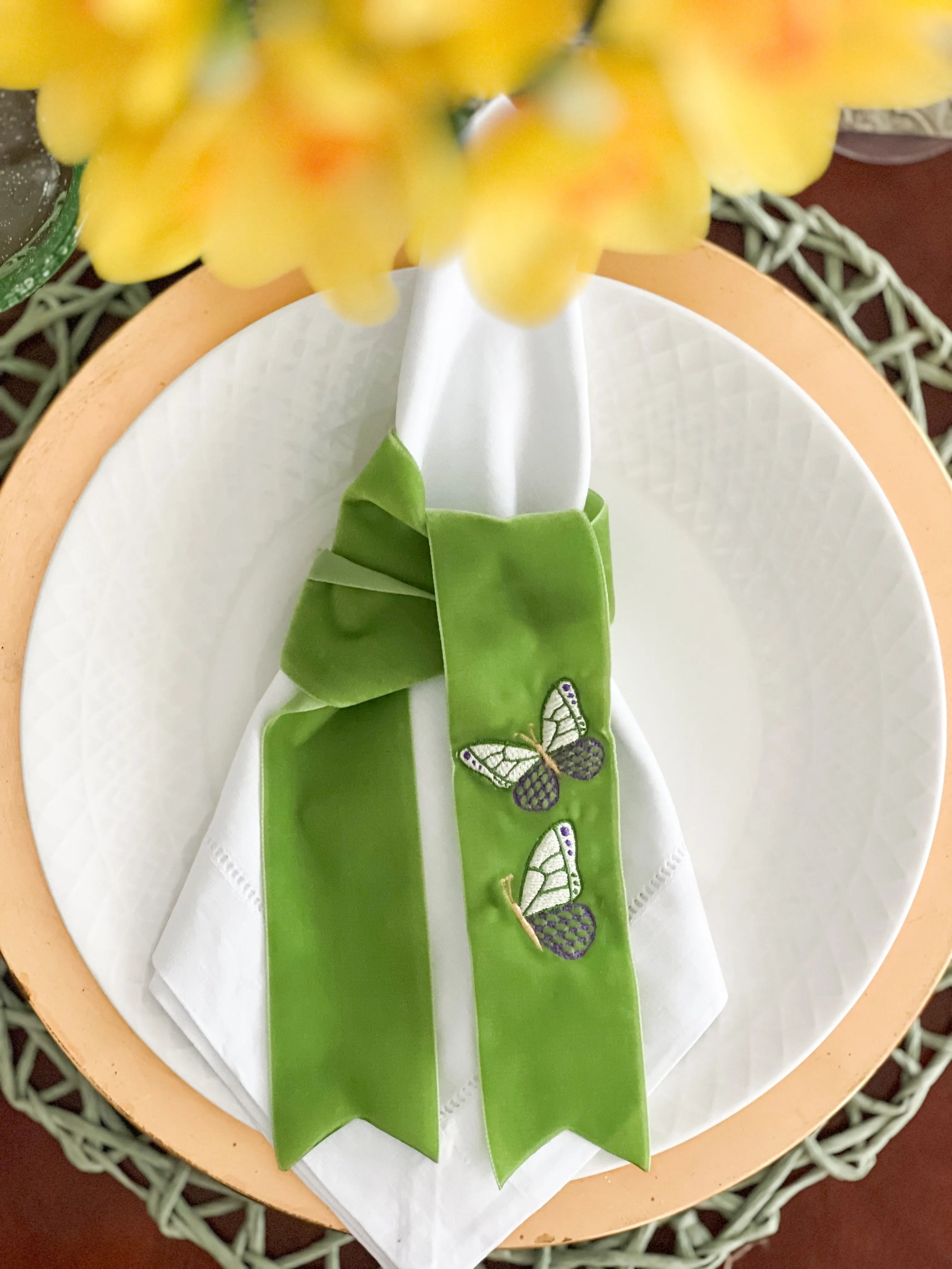 The Spring Collection- Velvet Twillies with Motif