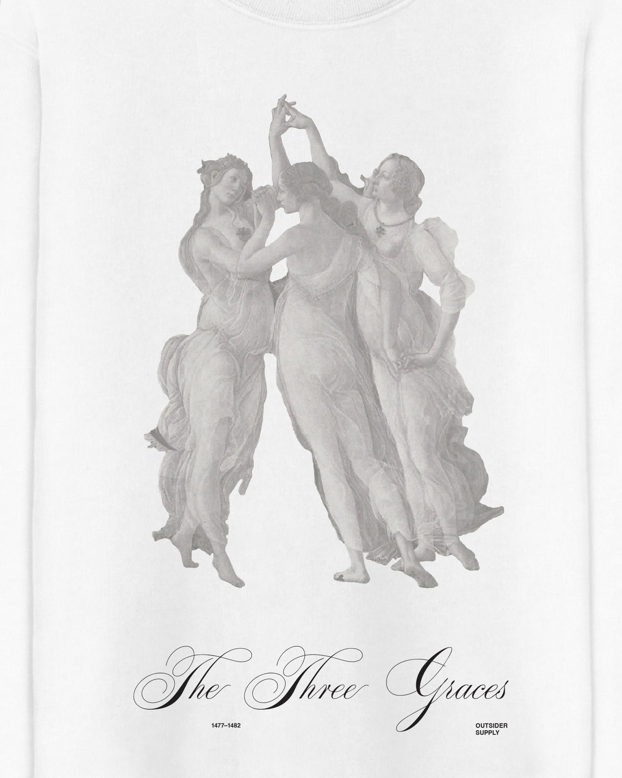 The Three Graces Heavyweight Long Sleeve Tee