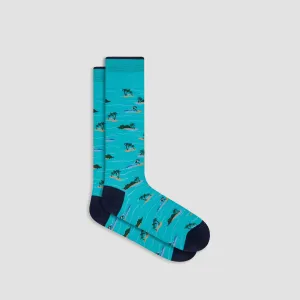 Tiny Island Mid-Calf Socks