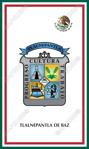 Tlalnepantla de Baz Mexico Decal Sticker 3x5 inches
