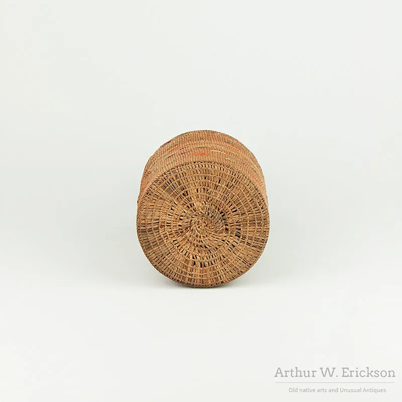 Tlingit Basketry Covered Bottle