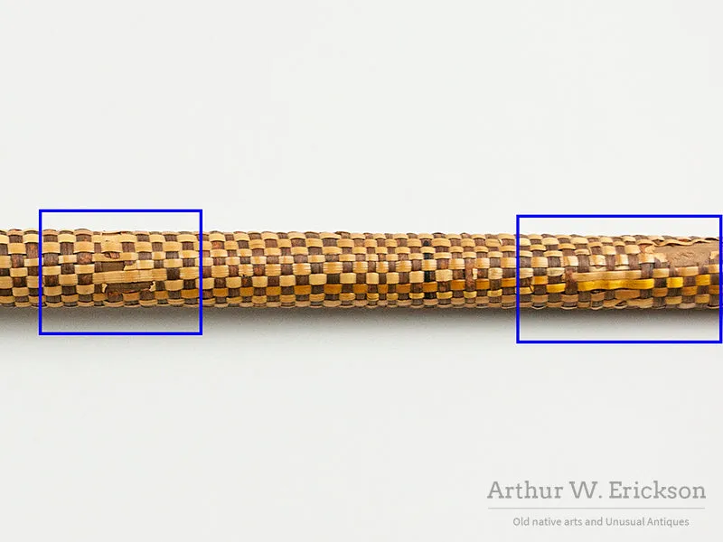 Tlingit Basketry Covered Cane