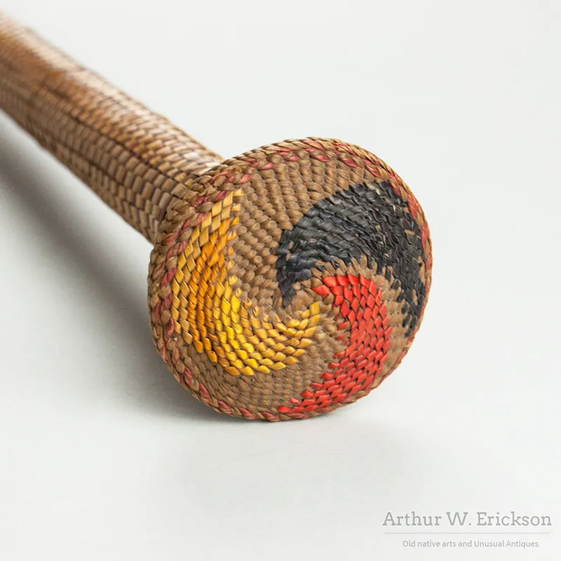 Tlingit Basketry Covered Cane