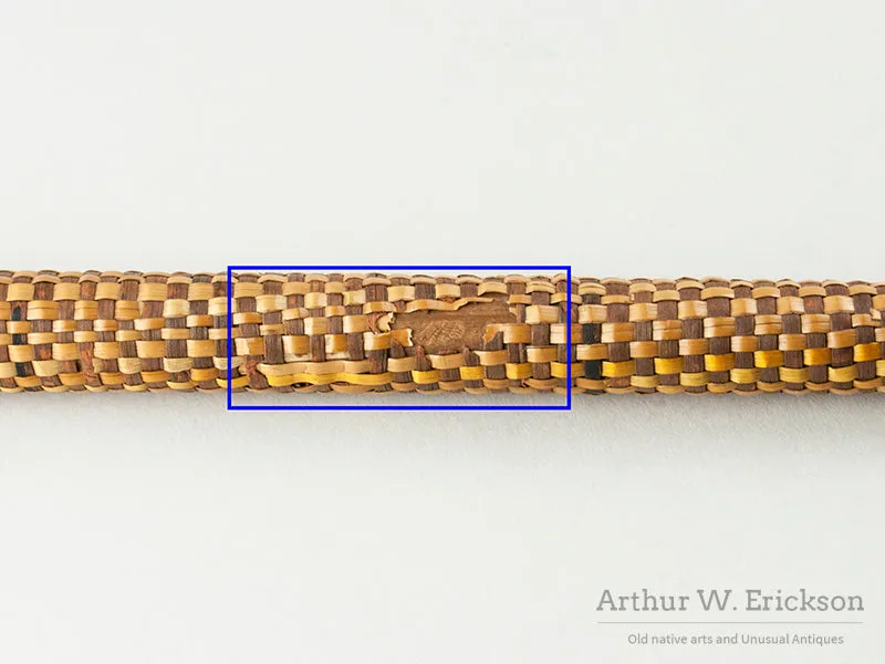 Tlingit Basketry Covered Cane