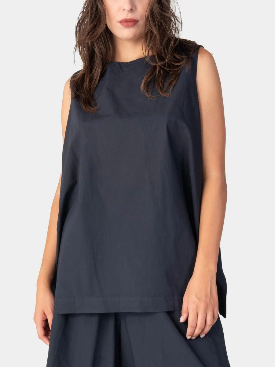 Top Stitched Cotton Tank