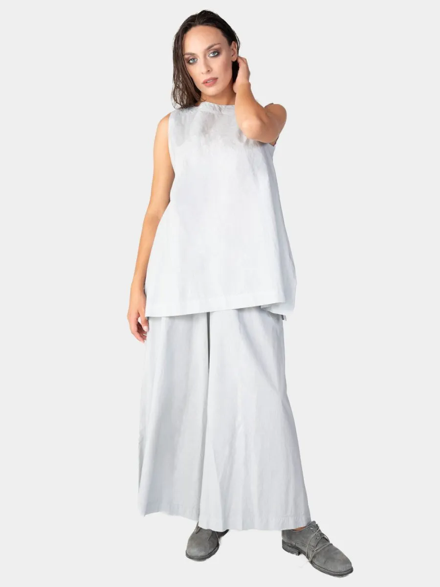 Top Stitched Cotton Tank