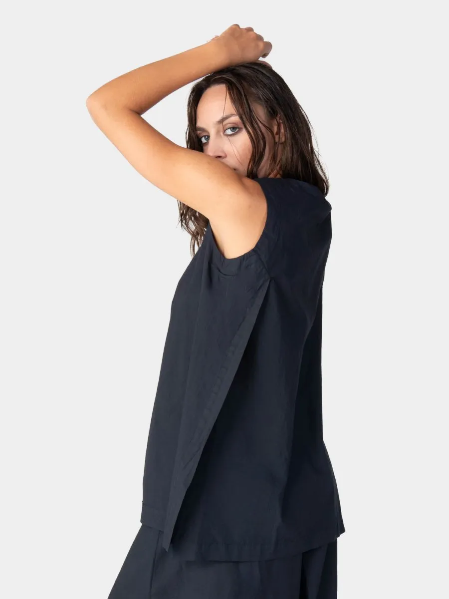 Top Stitched Cotton Tank